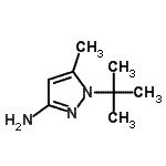 CAS#: 880488-27-7, 5-Methyl-1-(2-methyl-2-propanyl)-1H-pyrazol-3-amine