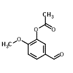 CAS#: 881-57-2, 5-Formyl-2-methoxyphenyl acetate