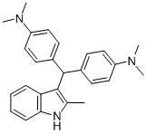 CAS#: 88103-98-4, 4,4'-[(2-Methyl-1H-Indol-3-Yl)Methylene]Bis[N,N-Dimethyl-Benzenamine]