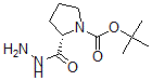 CAS 登录号：881310-04-9， (S)-2-(肼羰基)吡咯烷-1-羧酸叔丁酯