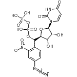CAS#: 88159-20-0, (5S)-5'-C-(4-Azido-2-nitrophenyl)uridine 5'-(trihydrogen diphosphate)