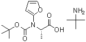 CAS#: 881690-67-1, (2S)-2-[tert-butoxycarbonyl(2-furyl)amino]propanoic acid;2-methylpropan-2-amine