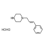 CAS 登录号：88185-31-3， 1-[(2E)-3-苯基-2-丙烯-1-基]哌嗪二盐酸盐