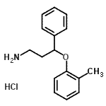 CAS#: 881995-46-6, 3-(2-Methylphenoxy)-3-phenyl-1-propanamine hydrochloride (1:1)