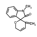 CAS#: 882041-47-6, 1-Methyl-3'-methylene-3',6'-dihydrospiro[indole-3,2'-pyran]-2(1H)-one