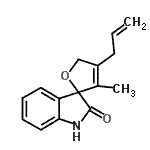CAS#: 882041-52-3, 4-Allyl-3-methyl-5H-spiro[furan-2,3'-indol]-2'(1'H)-one