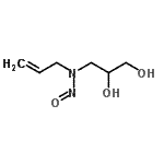 CAS#: 88208-16-6, 3-[Allyl(nitroso)amino]-1,2-propanediol