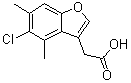 CAS#: 882248-22-8, (5-Chloro-4,6-dimethyl-1-benzofuran-3-yl)acetic acid