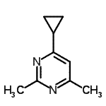 CAS#: 88235-21-6, 4-Cyclopropyl-2,6-dimethylpyrimidine