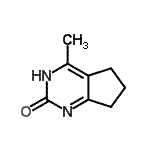 CAS 登录号：88267-95-2， 4-甲基-6,7-二氢-5H-环戊二烯并[d]嘧啶-2-醇