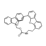 CAS#: 882847-24-7, 3-[6-[2-(9H-fluoren-9-ylmethoxycarbonylamino)ethyl]dibenzofuran-4-yl]propanoic acid