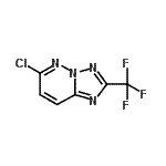 CAS#: 882856-60-2, 6-Chloro-2-(trifluoromethyl)[1,2,4]triazolo[1,5-b]pyridazine