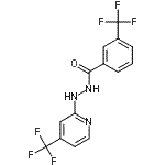 CAS 登录号：883010-17-1， 3-(三氟甲基)-N'-[4-(三氟甲基)-2-吡啶基]苯甲酰肼