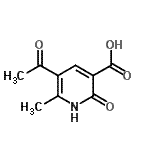 CAS 登录号：88302-06-1， 5-乙酰基-6-甲基-2-氧代-1,2-二氢-3-吡啶羧酸