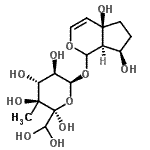 CAS#: 88313-36-4, (2R,3S,4R,5R,6S)-6-{[(4aR,7R,7aR)-4a,7-Dihydroxy-1,4a,5,6,7,7a-hexahydrocyclopenta[c]pyran-1-yl]oxy}-2-(dihydroxymethyl)-3-methyltetrahydro-2H-pyran-2,3,4,5-tetrol