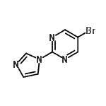 CAS#: 883230-68-0, 5-Bromo-2-(1H-imidazol-1-yl)pyrimidine