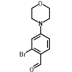 CAS 登录号：883522-52-9， 2-溴-4-(4-吗啉基)苯甲醛
