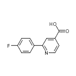CAS#: 883528-25-4, 2-(4-Fluorophenyl)isonicotinic acid