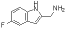CAS#: 883531-07-5, 1-(5-Fluoro-1H-indol-2-yl)methanamine