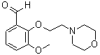 CAS 登录号：883546-13-2， 3-甲氧基-2-[2-(4-吗啉基)乙氧基]苯甲醛