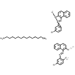 CAS#: 88377-66-6, Chromium(3+) hydrogen 1-[(E)-(5-chloro-2-oxidophenyl)diazenyl]-2-naphthalenolate - 1-tetradecanamine (1:1:2:1)