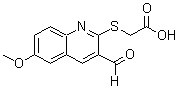 CAS#: 884497-65-8, [(3-Formyl-6-methoxy-2-quinolinyl)sulfanyl]acetic acid