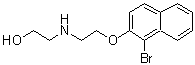 CAS 登录号：884497-66-9， 2-({2-[(1-溴-2-萘基)氧基]乙基}氨基)乙醇