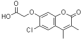 CAS#: 884497-67-0, [(6-Chloro-3,4-dimethyl-2-oxo-2H-chromen-7-yl)oxy]acetic acid
