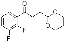 CAS#: 884504-24-9, 1-(2,3-Difluorophenyl)-3-(1,3-dioxan-2-yl)-1-propanone