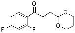 CAS 登录号：884504-25-0， 1-(2,4-二氟苯基)-3-(1,3-二恶烷-2-基)-1-丙酮