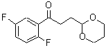 CAS 登录号：884504-26-1， 1-(2,5-二氟苯基)-3-(1,3-二恶烷-2-基)-1-丙酮