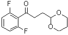 CAS 登录号：884504-27-2， 1-(2,6-二氟苯基)-3-(1,3-二恶烷-2-基)-1-丙酮