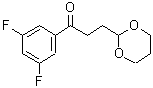CAS#: 884504-29-4, 1-(3,5-Difluorophenyl)-3-(1,3-dioxan-2-yl)-1-propanone