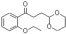 CAS 登录号：884504-33-0， 3-(1,3-二恶烷-2-基)-1-(2-乙氧基苯基)-1-丙酮