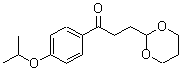 CAS 登录号：884504-35-2， 3-(1,3-二恶烷-2-基)-1-(4-异丙氧基苯基)-1-丙酮