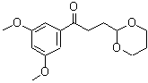 CAS#: 884504-44-3, 1-(3,5-Dimethoxyphenyl)-3-(1,3-dioxan-2-yl)-1-propanone