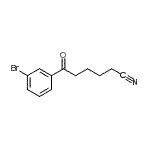 CAS#: 884504-64-7, 6-(3-Bromophenyl)-6-oxohexanenitrile