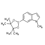 CAS#: 884507-19-1, 1-Methyl-6-(4,4,5,5-tetramethyl-1,3,2-dioxaborolan-2-yl)-1H-indole