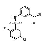 CAS#: 88522-30-9, 3-{[(2,5-Dichlorophenyl)sulfonyl]amino}benzoic acid