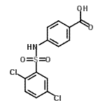 CAS 登录号：88522-31-0， 4-{[(2,5-二氯苯基)磺酰基]氨基}苯甲酸
