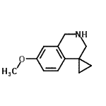 CAS#: 885269-33-0, 7'-Methoxy-2',3'-dihydro-1'H-spiro[cyclopropane-1,4'-isoquinoline]