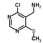 CAS#: 885269-49-8, 1-[4-Chloro-6-(methylsulfanyl)-5-pyrimidinyl]methanamine