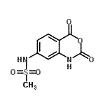 CAS 登录号：885269-62-5， N-(2,4-二氧代-1H-3,1-苯并恶嗪-7-基)甲烷磺酰胺