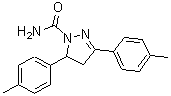 CAS#: 885269-78-3, 3,5-Bis(4-methylphenyl)-4,5-dihydro-1H-pyrazole-1-carboxamide