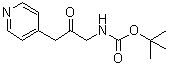 CAS#: 885269-81-8, 2-Methyl-2-propanyl [2-oxo-3-(4-pyridinyl)propyl]carbamate
