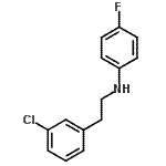 CAS#: 885270-33-7, N-[2-(3-Chlorophenyl)ethyl]-4-fluoroaniline