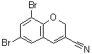 CAS#: 885271-32-9, 6,8-Dibromo-2H-chromene-3-carbonitrile
