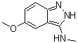 CAS#: 885271-81-8, 5-Methoxy-N-methyl-2H-indazol-3-amine
