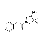 CAS 登录号：885272-23-1， 苯基7-氨基-5-氮杂螺[2.4]庚烷-5-羧酸酯