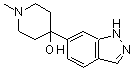 CAS 登录号：885272-30-0， 4-(1H-吲唑-6-基)-1-甲基-4-哌啶醇
